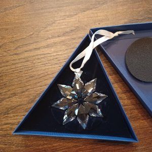 Swarovski crytal 2013 large christmas ornament. New in box.